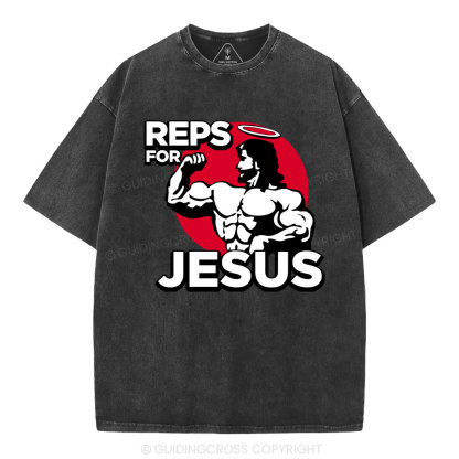 Reps For Jesus Christian Washed T-Shirt