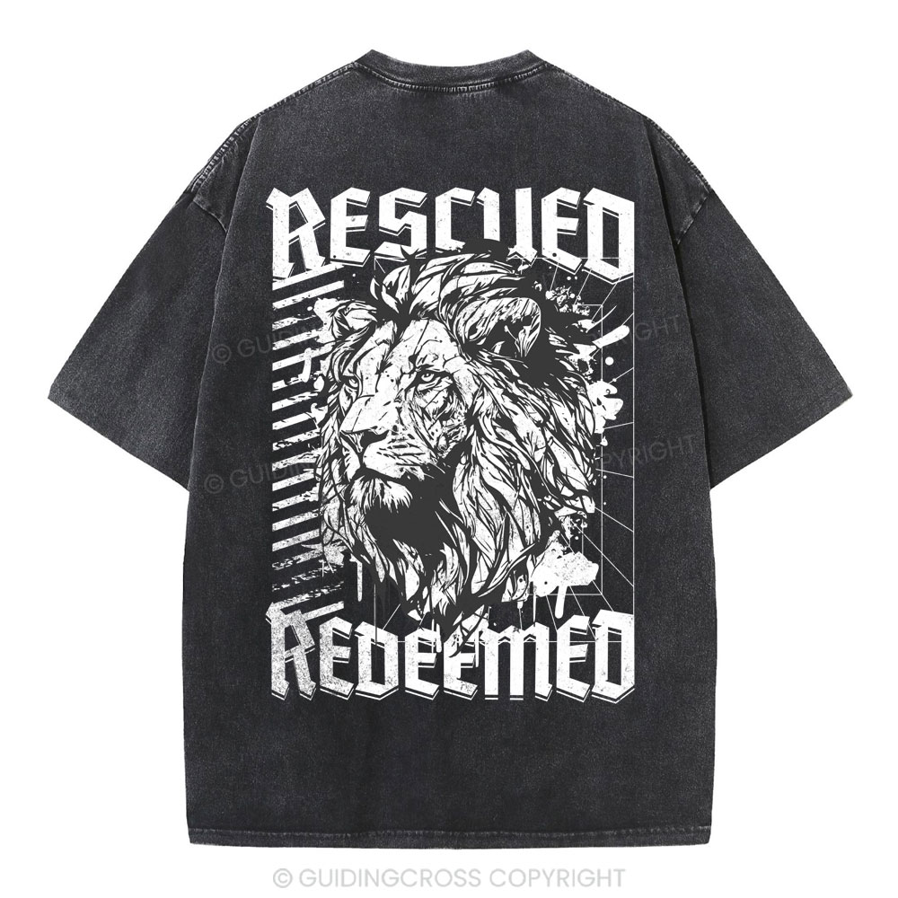 Rescue Redeemed Christian Washed T-Shirt