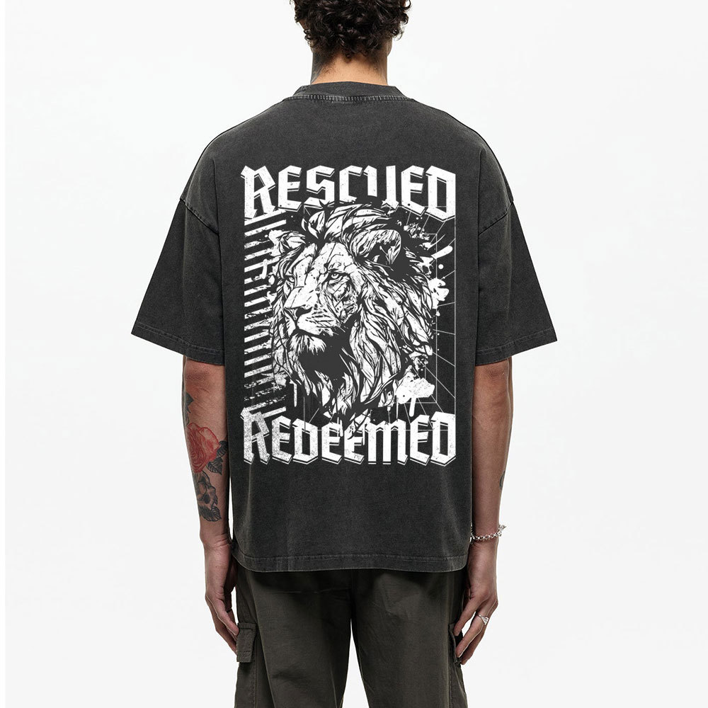 Rescue Redeemed Christian Washed T-Shirt