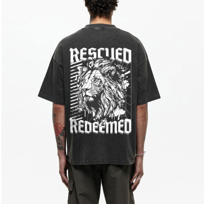 Rescue Redeemed Christian Washed T-Shirt