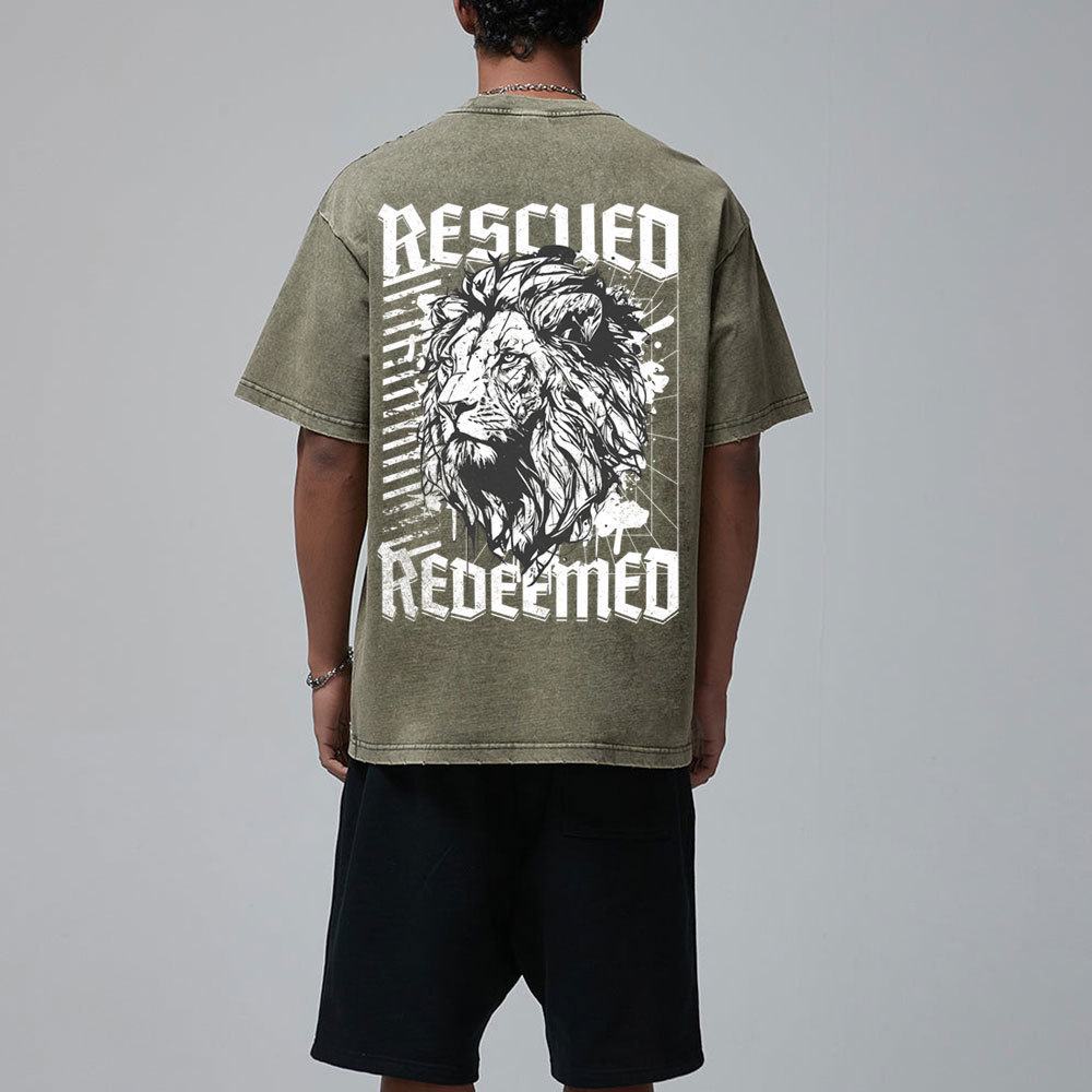 Rescue Redeemed Christian Washed T-Shirt