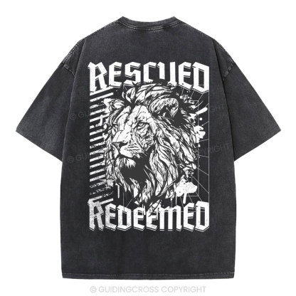 Rescue Redeemed Christian Washed T-Shirt