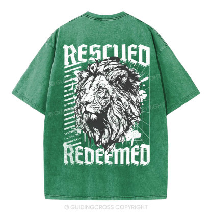 Rescue Redeemed Christian Washed T-Shirt