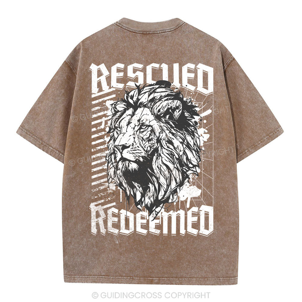 Rescue Redeemed Christian Washed T-Shirt