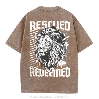 Rescue Redeemed Christian Washed T-Shirt