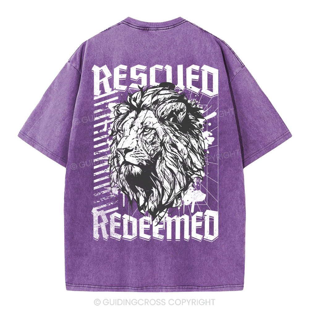 Rescue Redeemed Christian Washed T-Shirt
