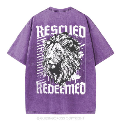 Rescue Redeemed Christian Washed T-Shirt