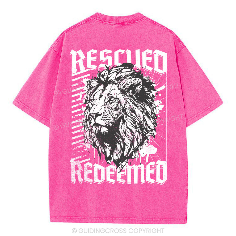 Rescue Redeemed Christian Washed T-Shirt