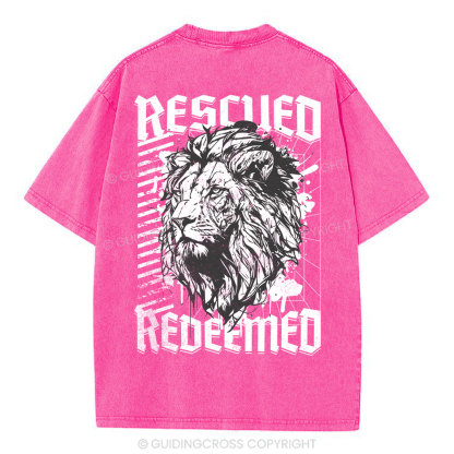Rescue Redeemed Christian Washed T-Shirt