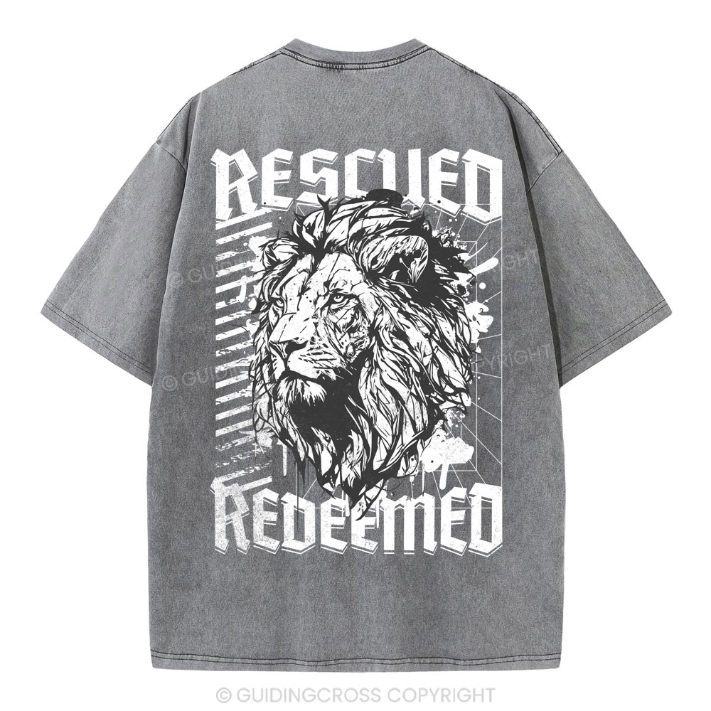 Rescue Redeemed Christian Washed T-Shirt