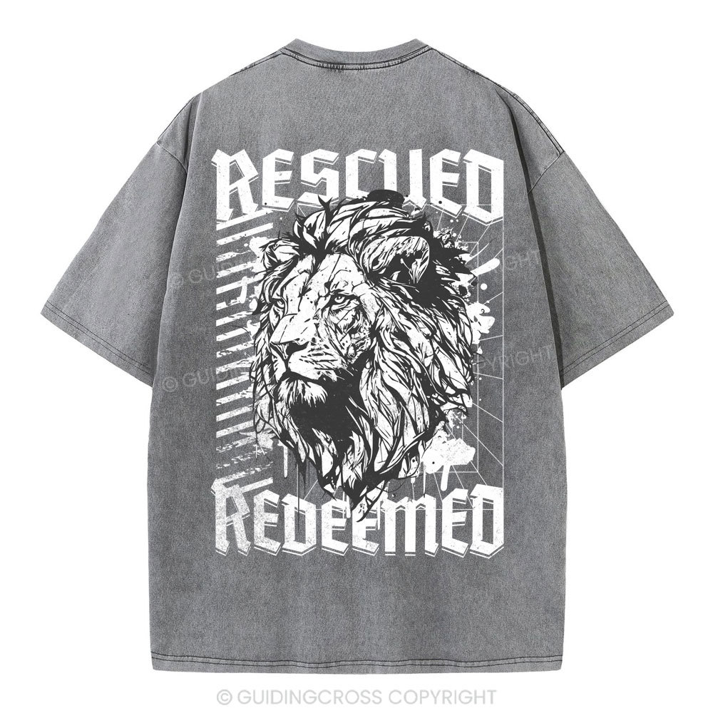 Rescue Redeemed Christian Washed T-Shirt