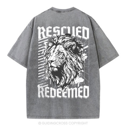 Rescue Redeemed Christian Washed T-Shirt