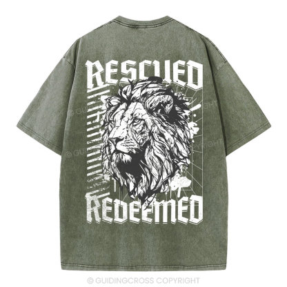 Rescue Redeemed Christian Washed T-Shirt