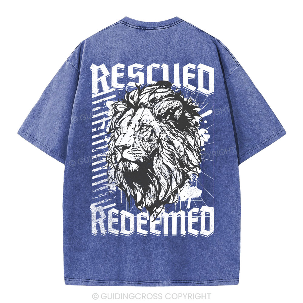 Rescue Redeemed Christian Washed T-Shirt