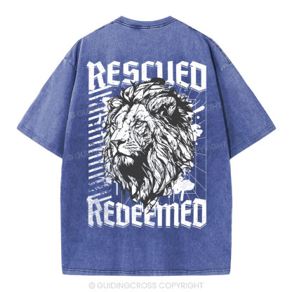 Rescue Redeemed Christian Washed T-Shirt