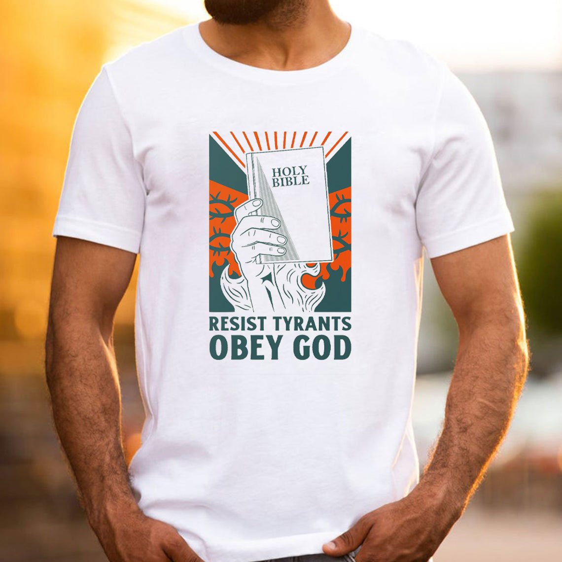 Resist Tyrants Obey God Christian T-Shirt