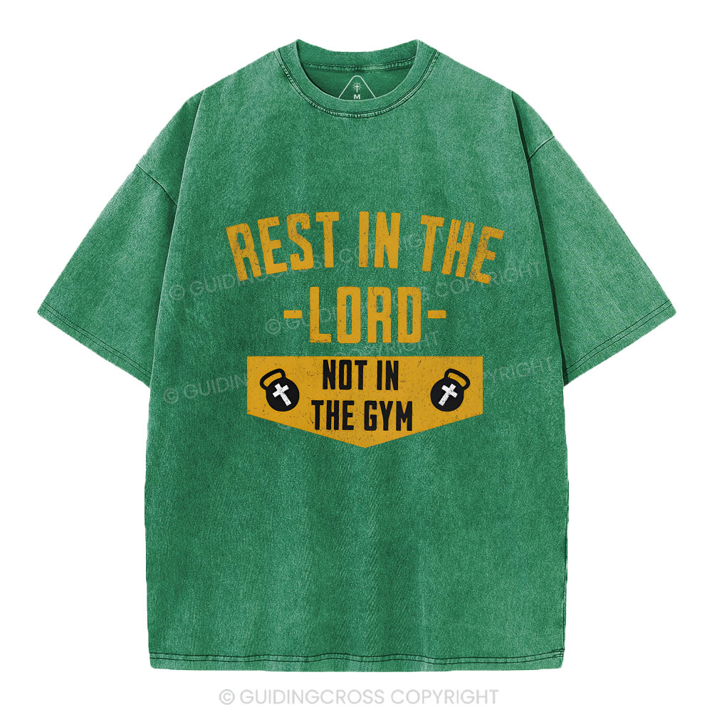 Rest In The Lord Christian Washed T-Shirt