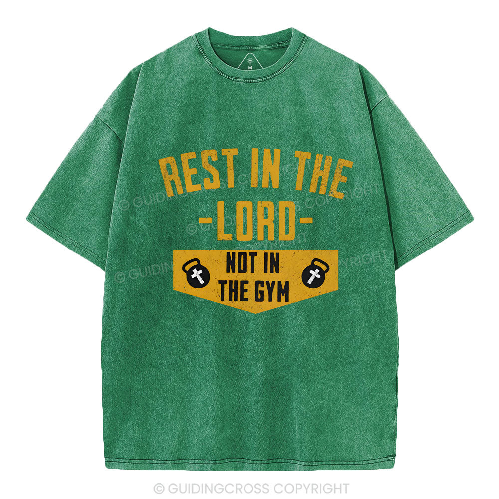 Rest In The Lord Christian Washed T-Shirt