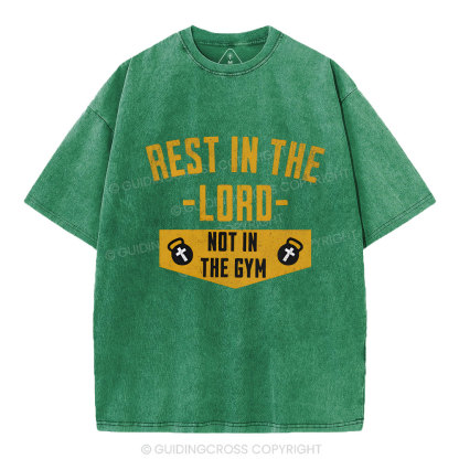 Rest In The Lord Christian Washed T-Shirt