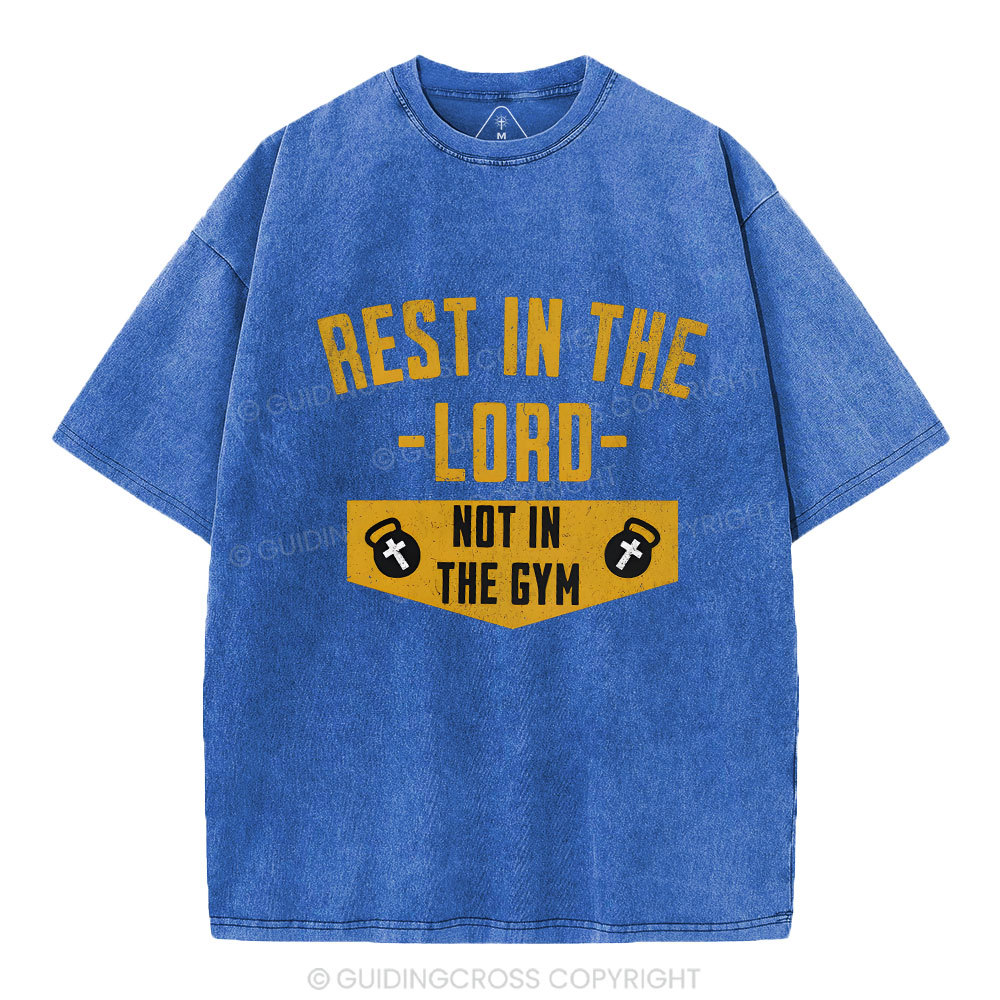 Rest In The Lord Christian Washed T-Shirt