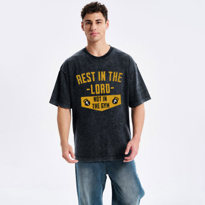 Rest In The Lord Christian Washed T-Shirt