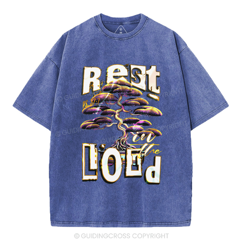 Rest In The Lord Christian Washed T-Shirt