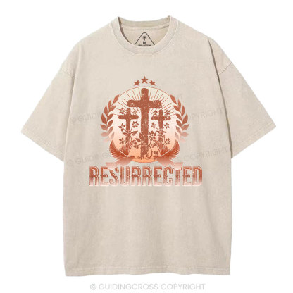 Resurrected Christian Washed T-Shirt