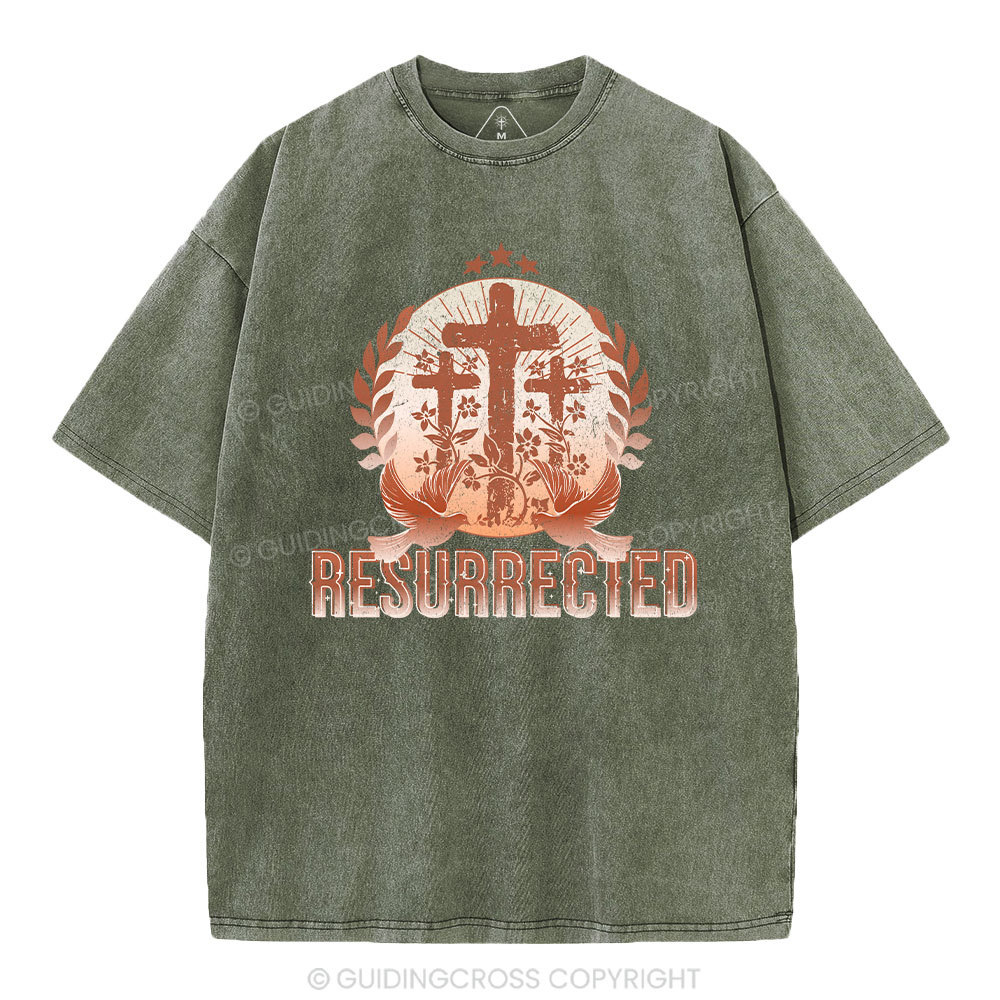 Resurrected Christian Washed T-Shirt