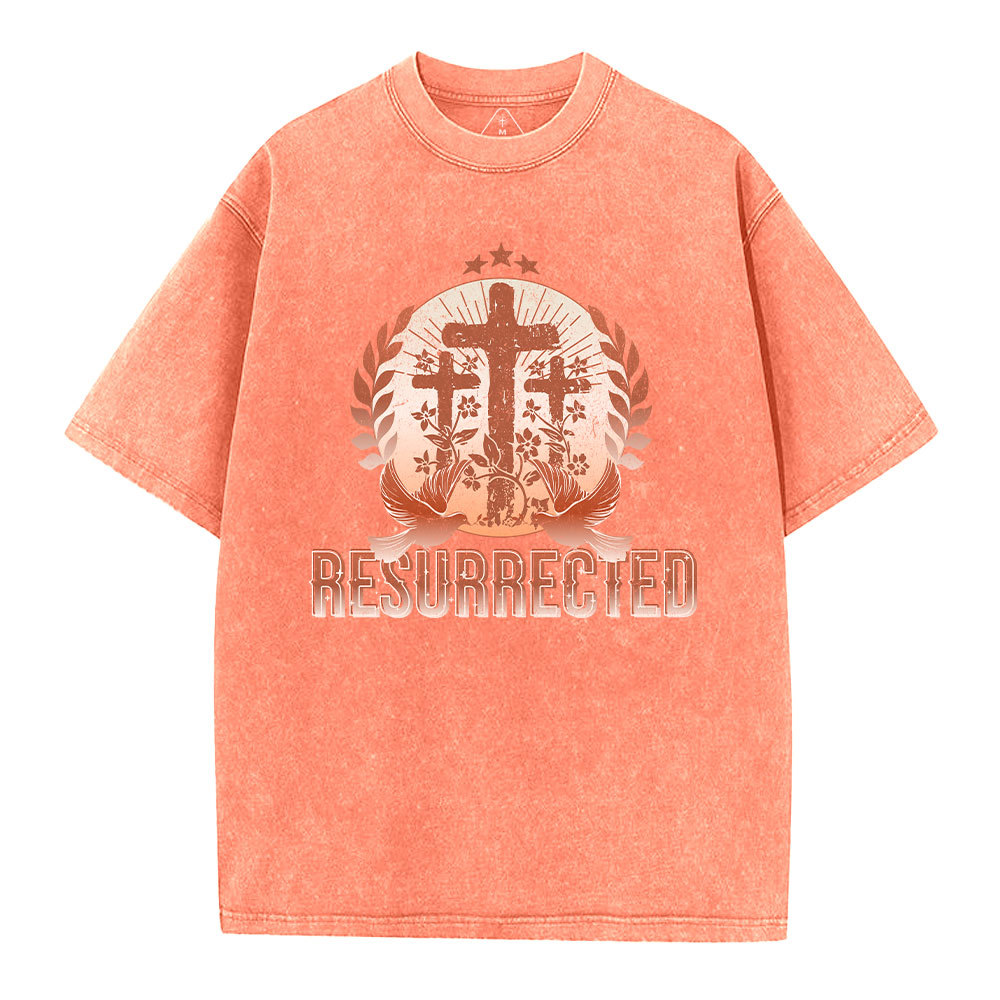 Resurrected Christian Washed T-Shirt
