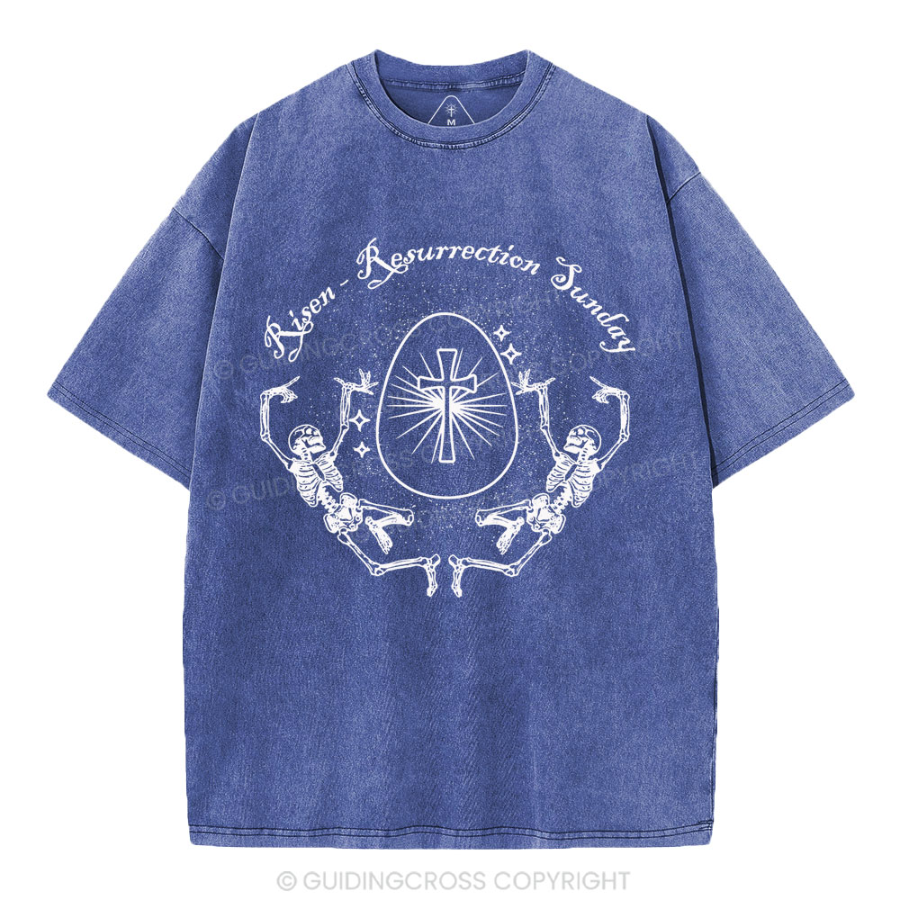 Resurrection Sunday Christian Washed T-Shirt