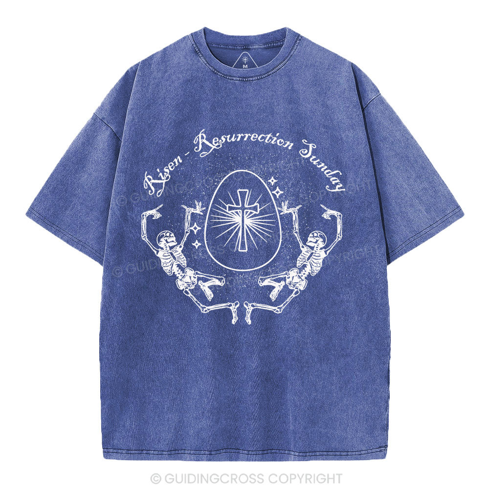 Resurrection Sunday Christian Washed T-Shirt