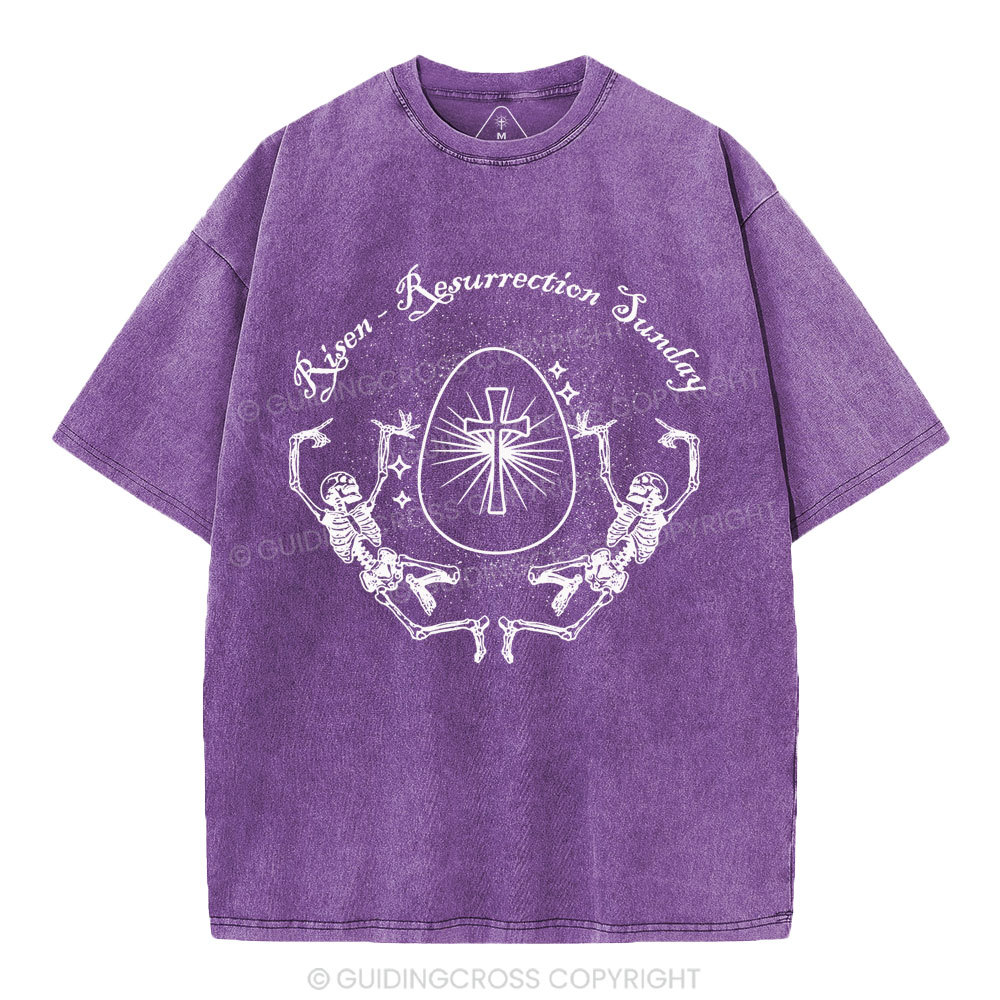 Resurrection Sunday Christian Washed T-Shirt