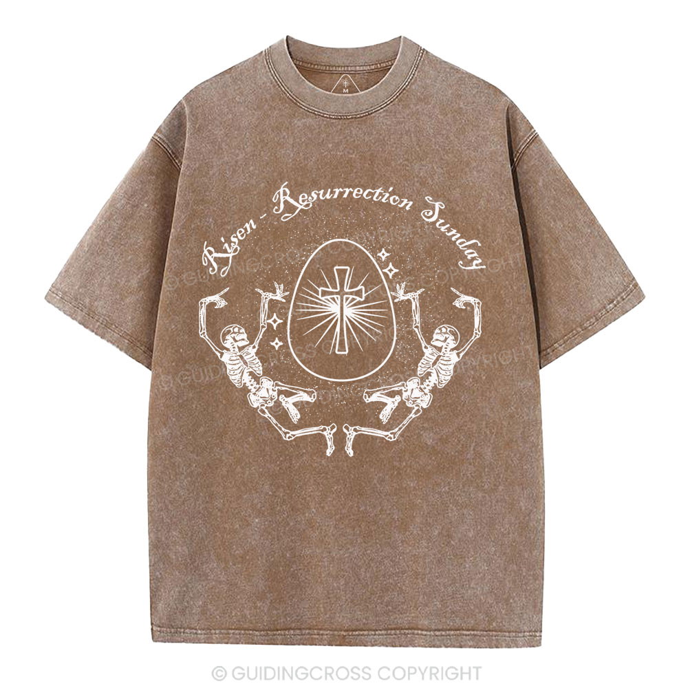 Resurrection Sunday Christian Washed T-Shirt
