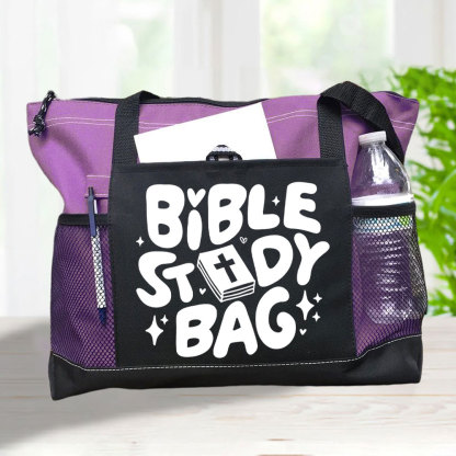 Retro Bible Study Christian Bag