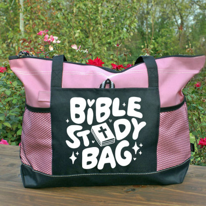 Retro Bible Study Christian Bag