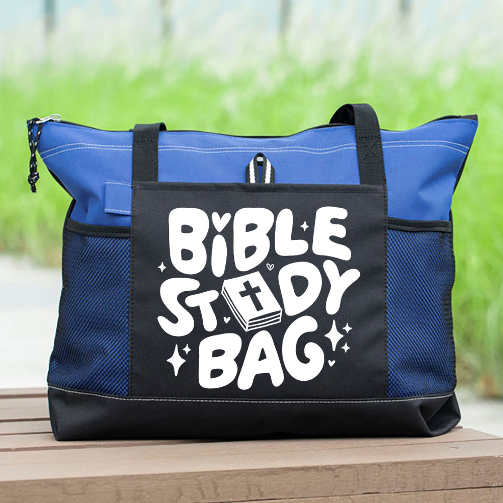 Retro Bible Study Christian Bag