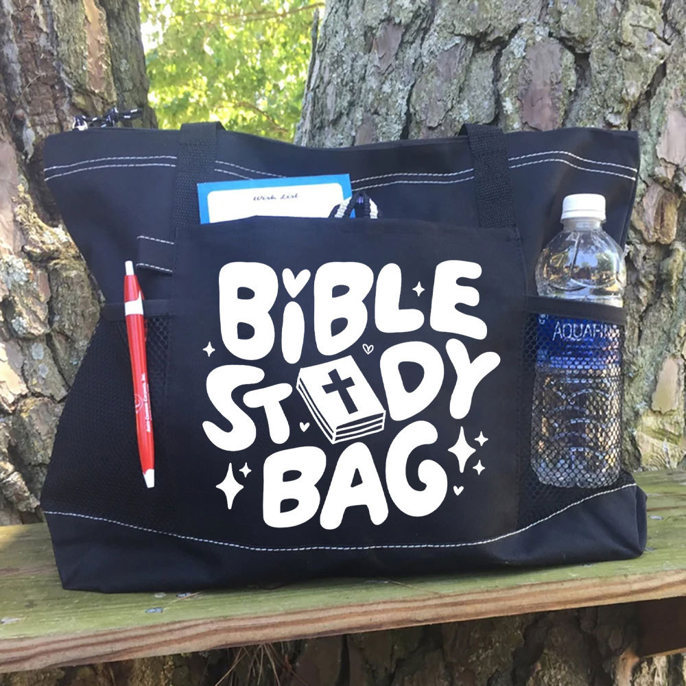 Retro Bible Study Christian Bag