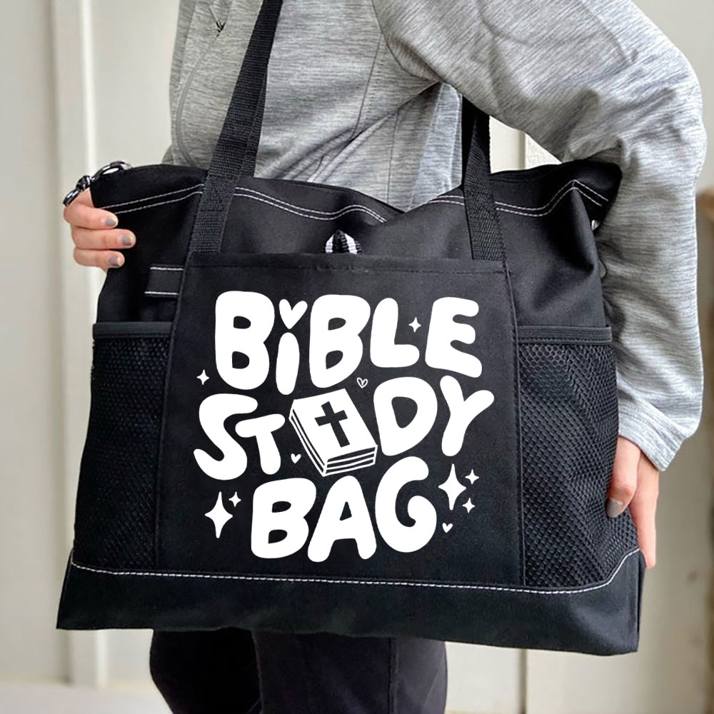 Retro Bible Study Christian Bag