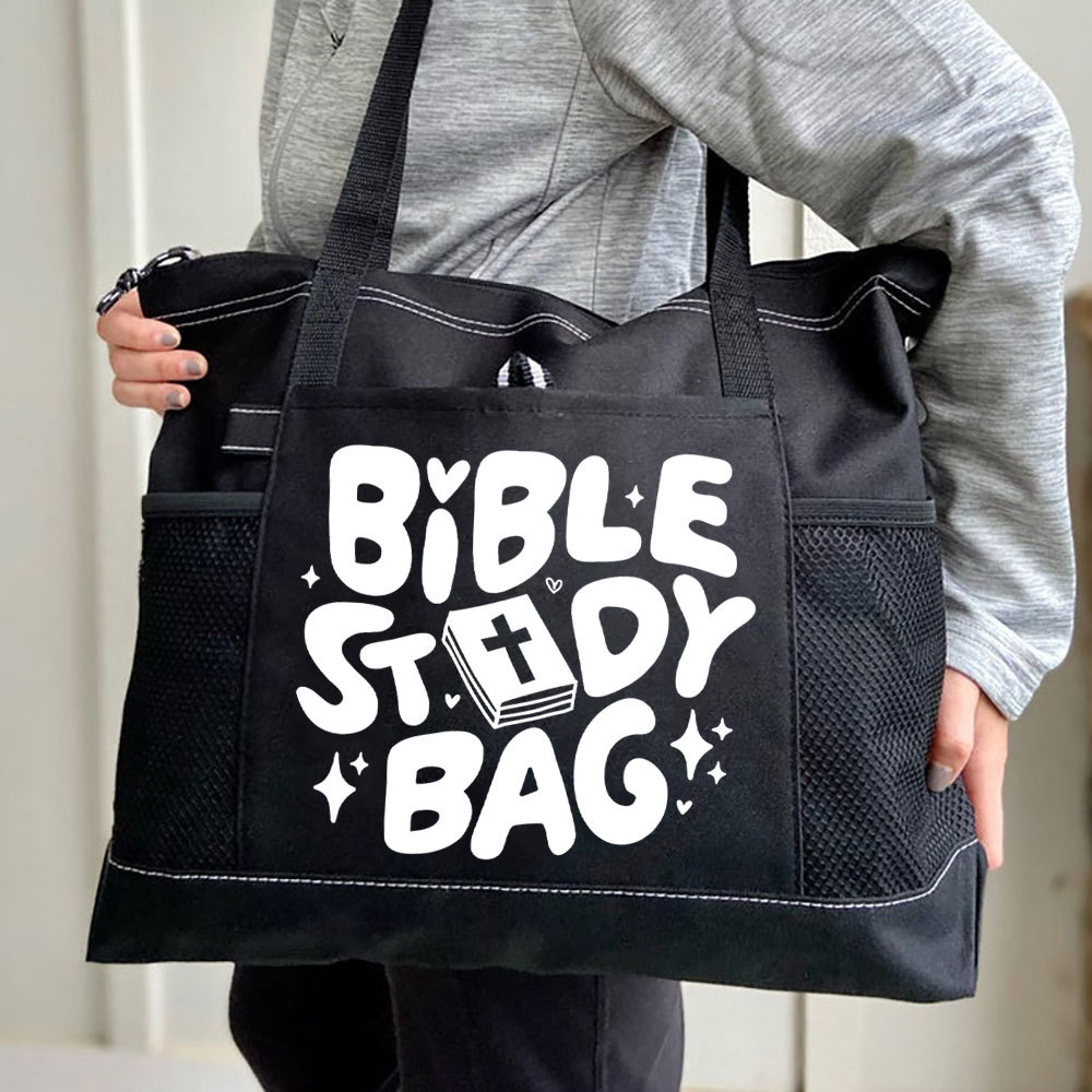 Retro Bible Study Christian Bag