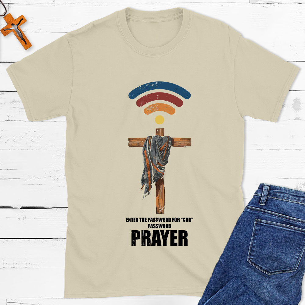 Retro Connect To God Christian T-Shirt