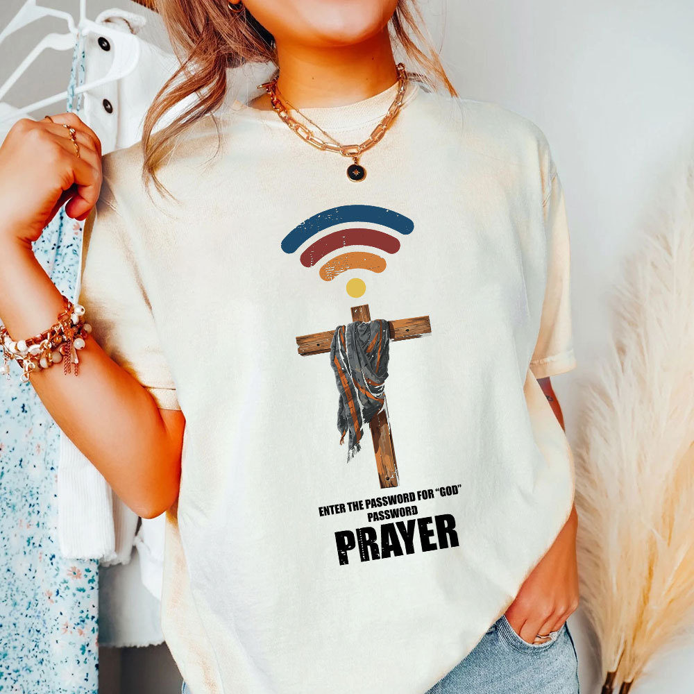 Retro Connect To God Christian T-Shirt
