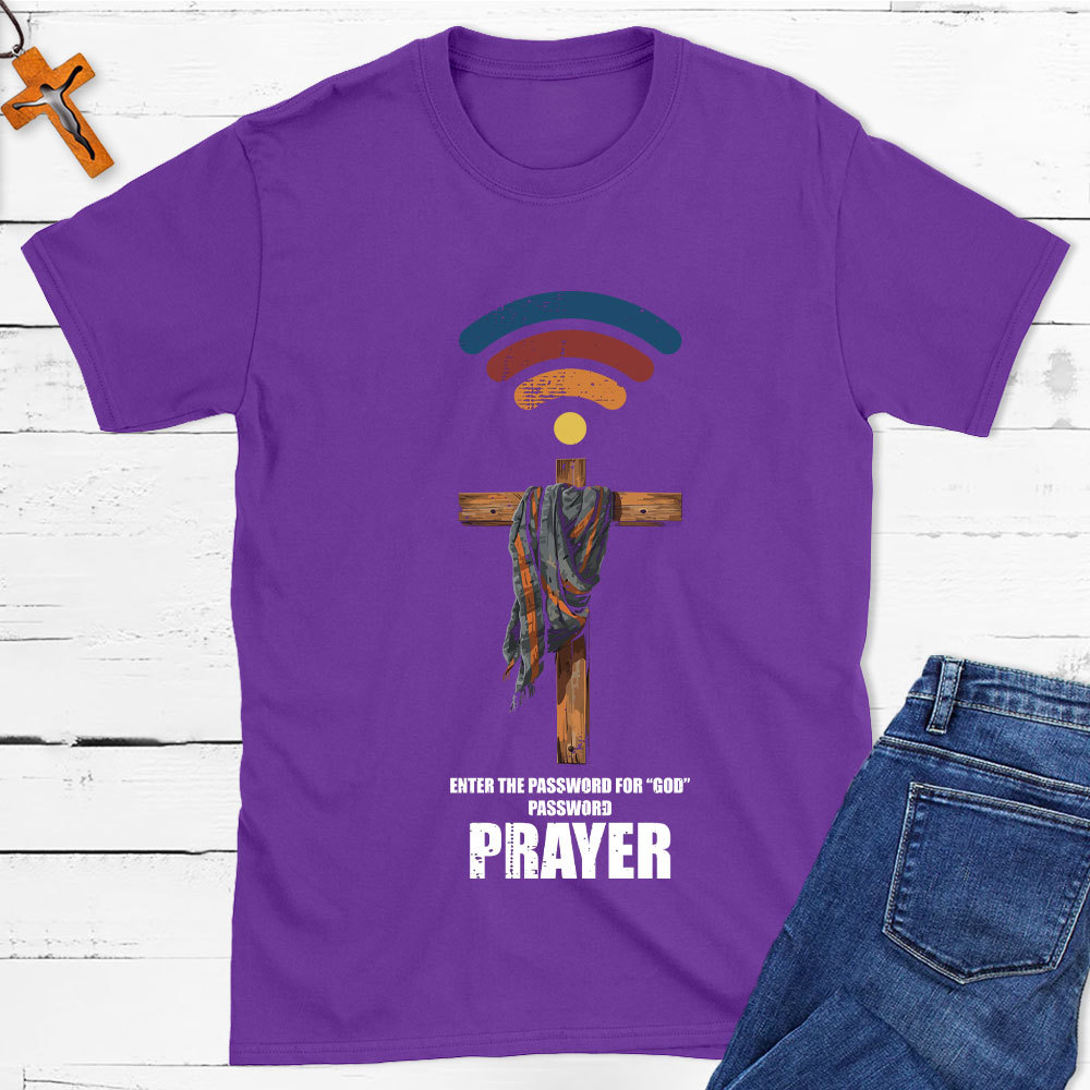 Retro Connect To God Christian T-Shirt