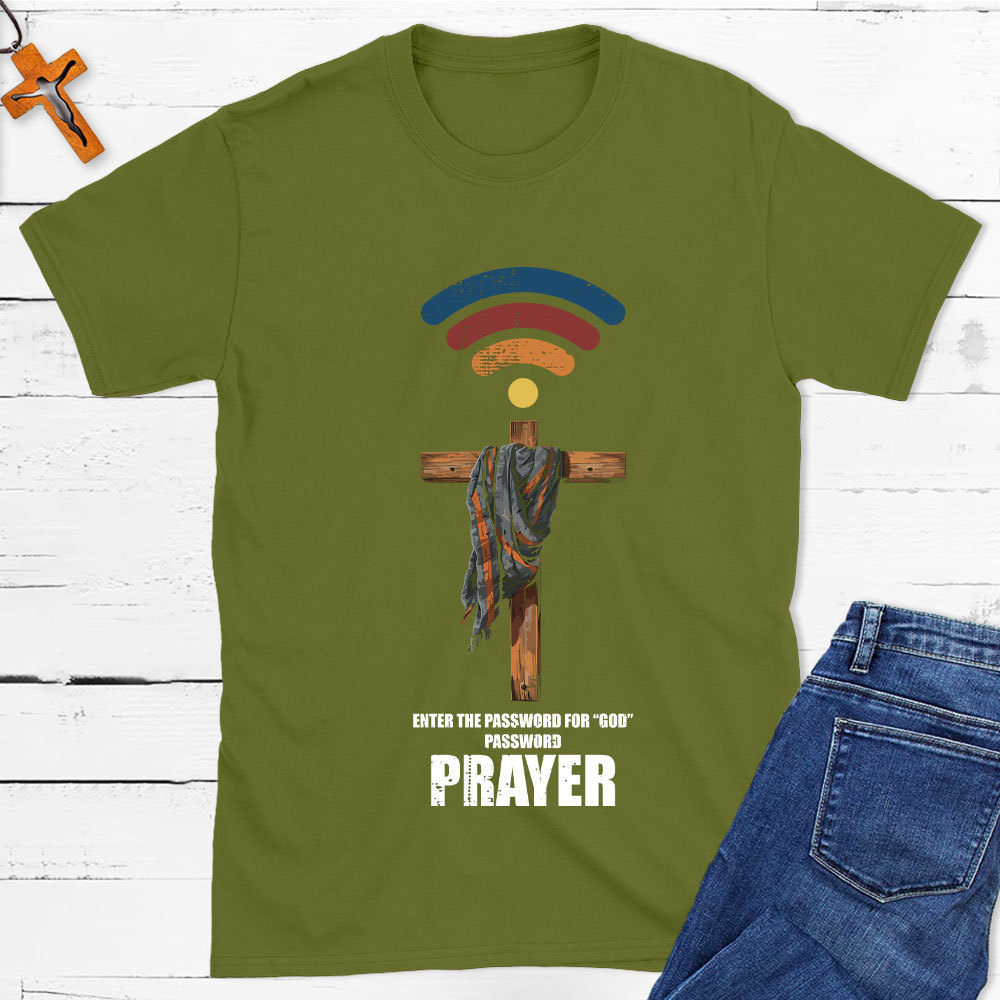 Retro Connect To God Christian T-Shirt