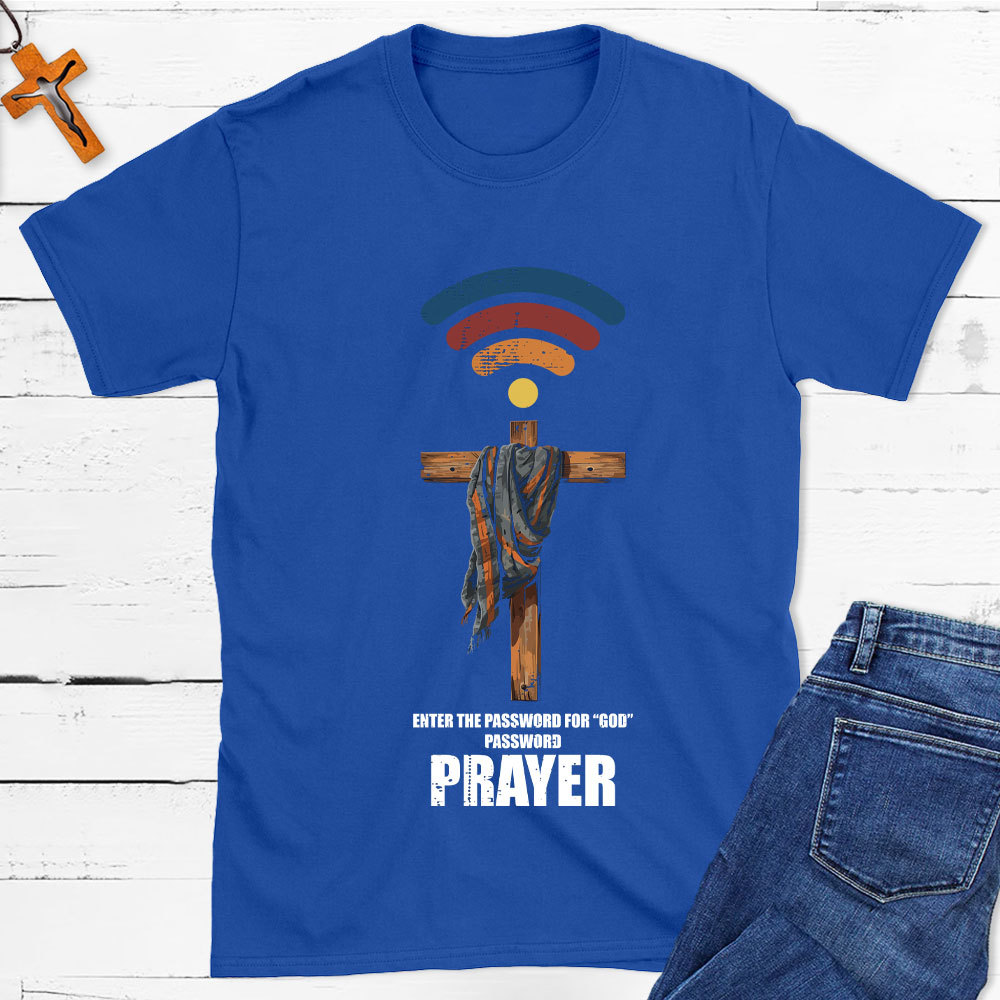 Retro Connect To God Christian T-Shirt