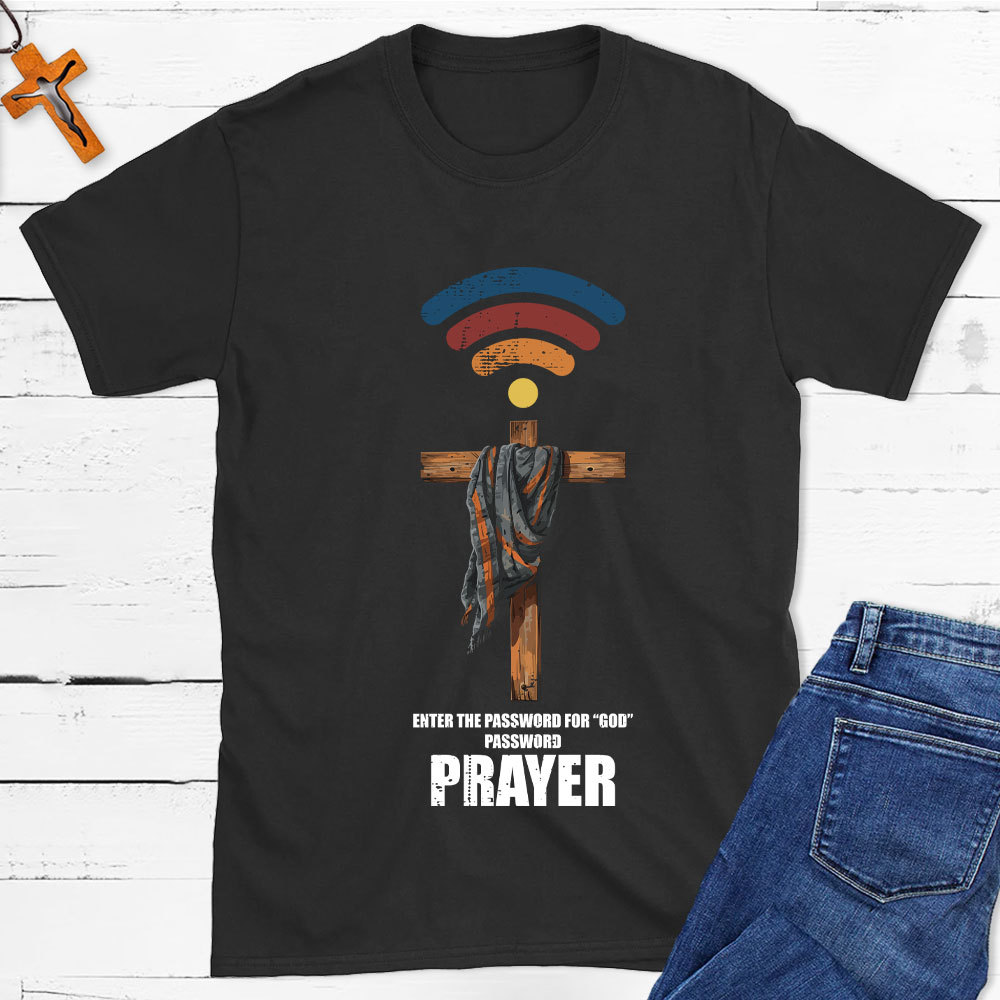 Retro Connect To God Christian T-Shirt