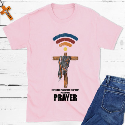 Retro Connect To God Christian T-Shirt