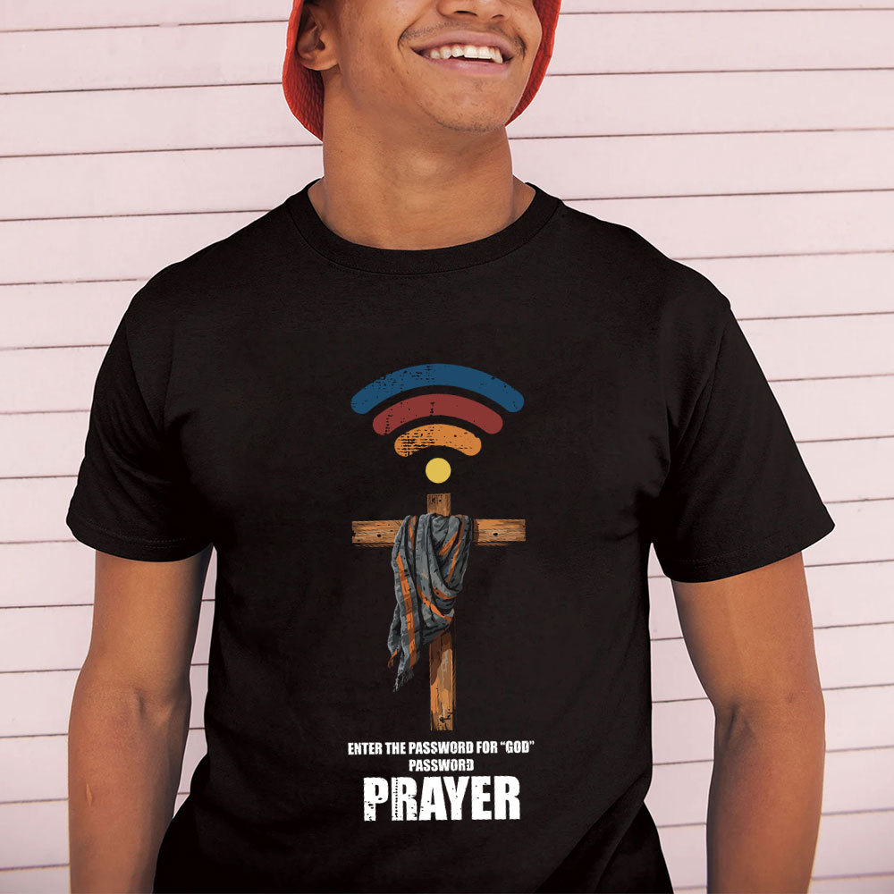 Retro Connect To God Christian T-Shirt