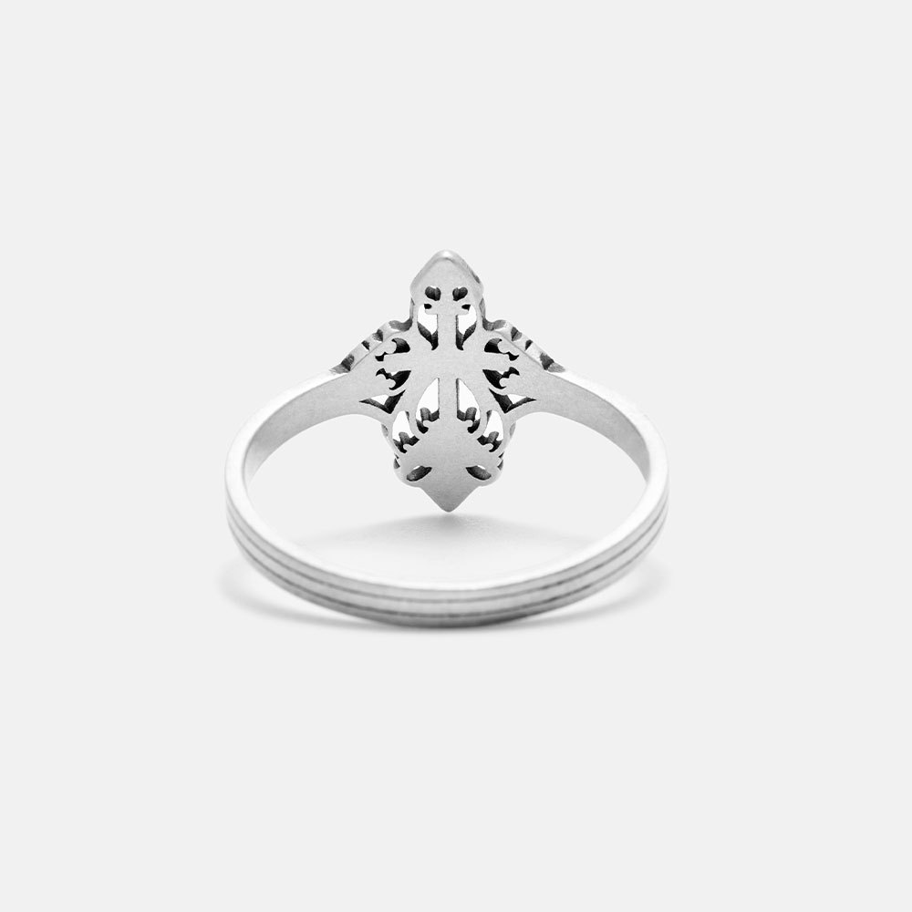 Retro Cross Christian 925 Sterling Silver Ring