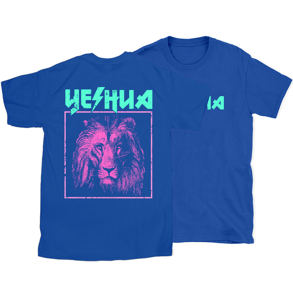 Retro Lion Yeshua Christian T-Shirt