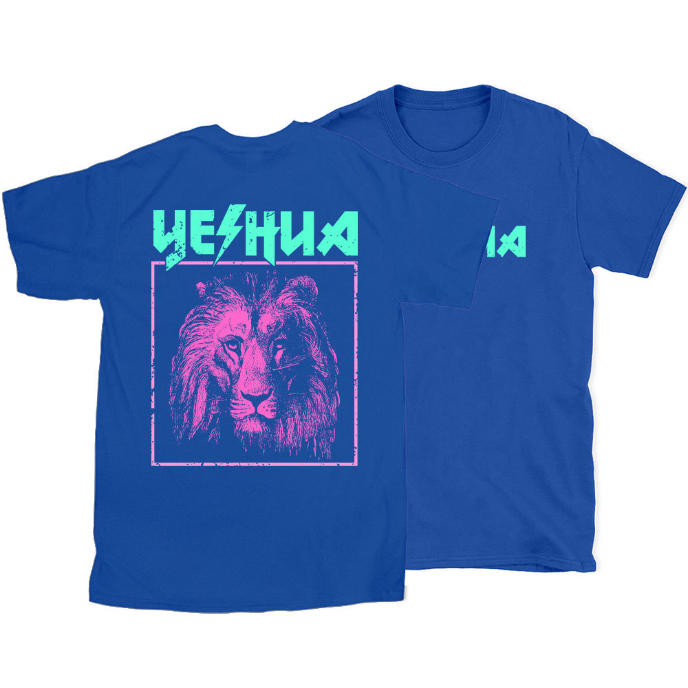Retro Lion Yeshua Christian T-Shirt